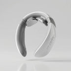 U-shaped white EMS neck massager